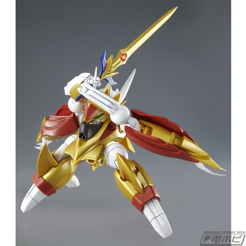 ボリューム感のある造形ながら剣の両手持ちが可能！『魔神英雄伝ワタル