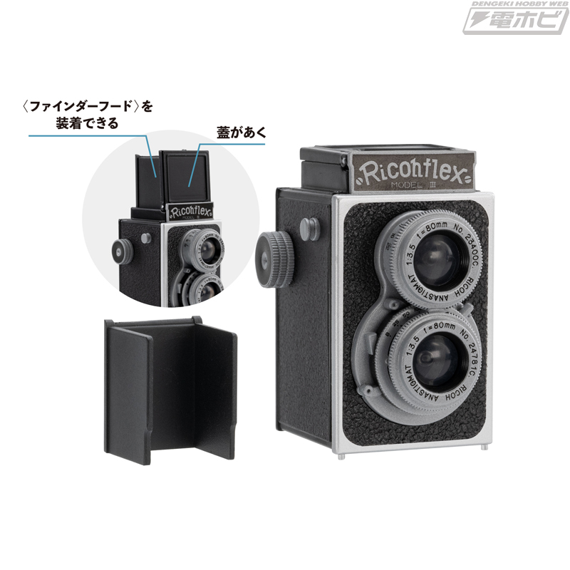 リコーのフィルムカメラ歴代名機がリアルなフィギュアに！「リコー