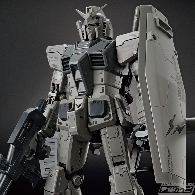 オリジナルデザインのシールドが新規で付属！ガンプラ「MG 1/100