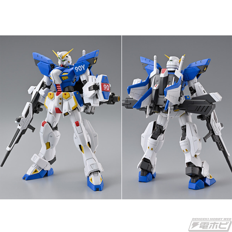幻の武装を纏った姿を再現！ガンプラ「MG ガンダムF91 Ver.2.0 バック