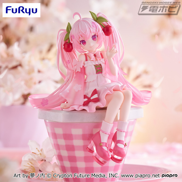 桜ミク」がぬーどるストッパーフィギュアになって登場