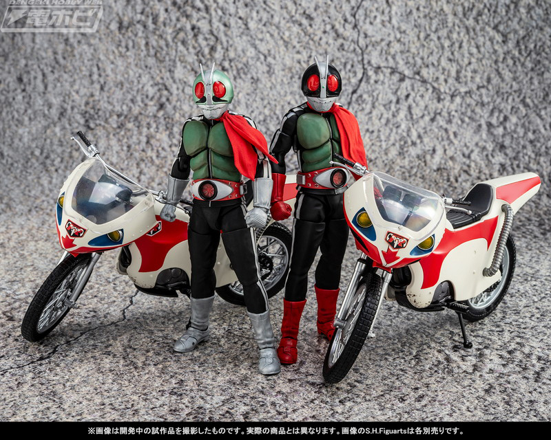 S.H.Figuarts（真骨彫製法）」仮面ライダー新1号＆新2号が〝栄光の昭和