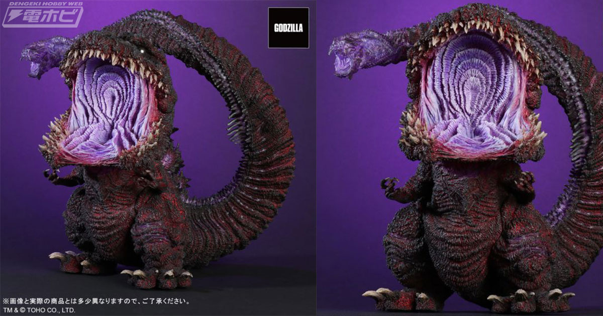 今にも熱戦放射を吐かんとばかりの迫力ある造形！「ゴジラ（2016）」第