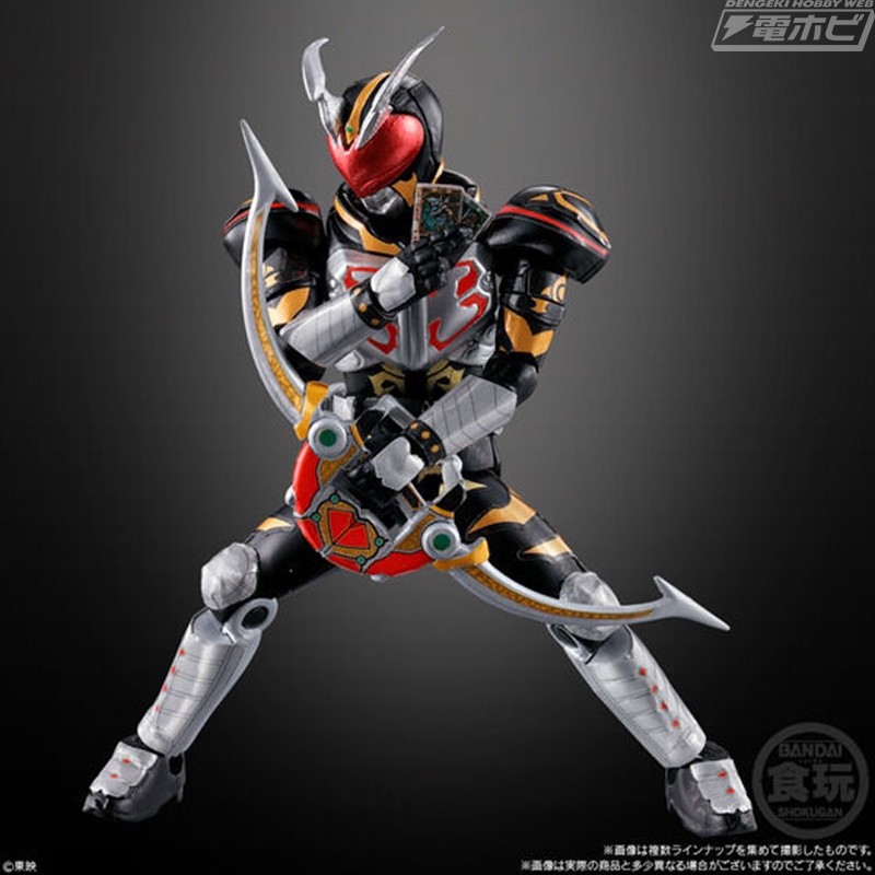 仮面ライダー剣』のライダーたちを収録した食玩可動フィギュア「SO-DO