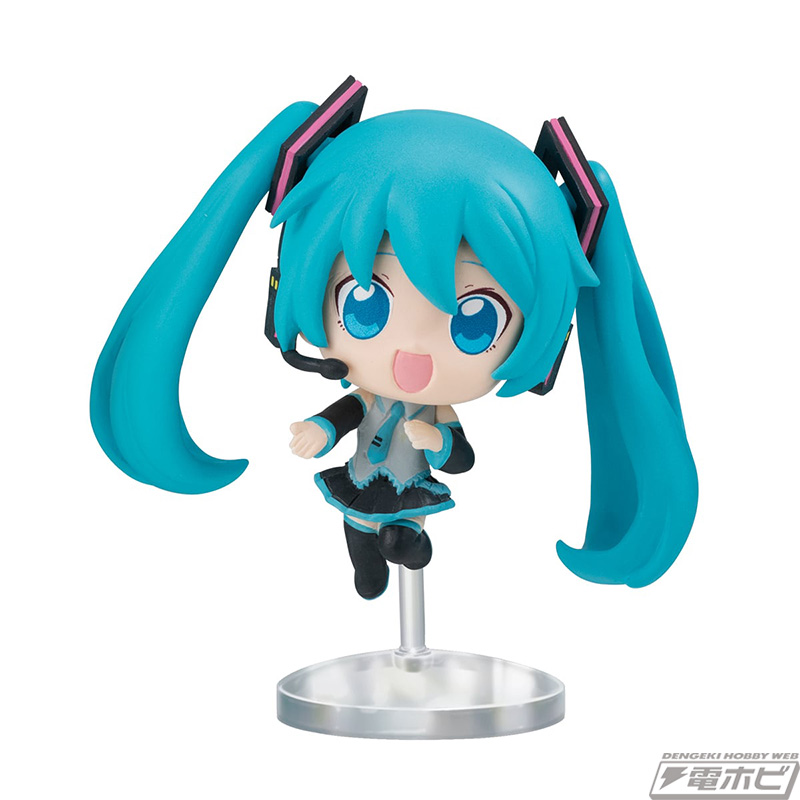 初音ミク・鏡音リン・鏡音レン・KAITOのフィギュアがガシャポンに登場