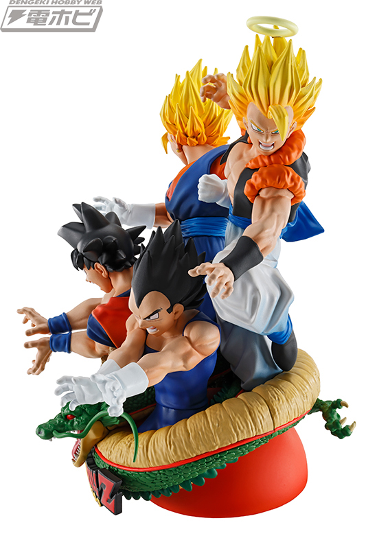 メガハウスのプチラマDXより、『ドラゴンボールZ』孫悟空、ベジータ