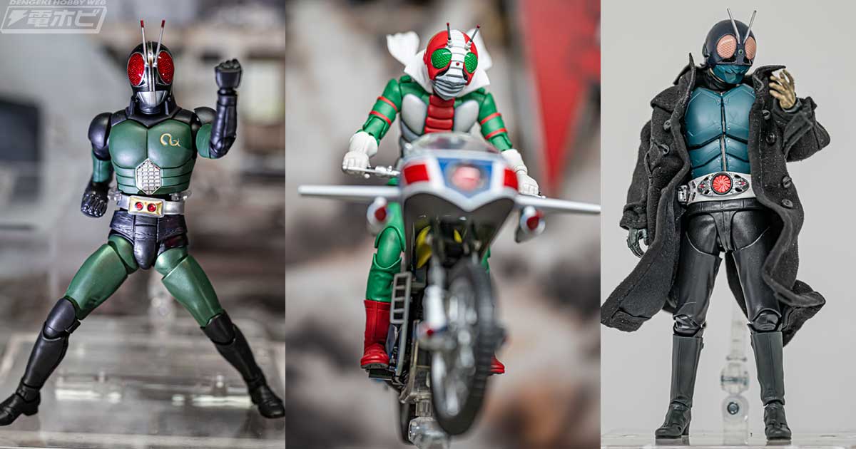 S.H.Figuarts（真骨彫製法）」仮面ライダーBLACK RXが初展示！V3と