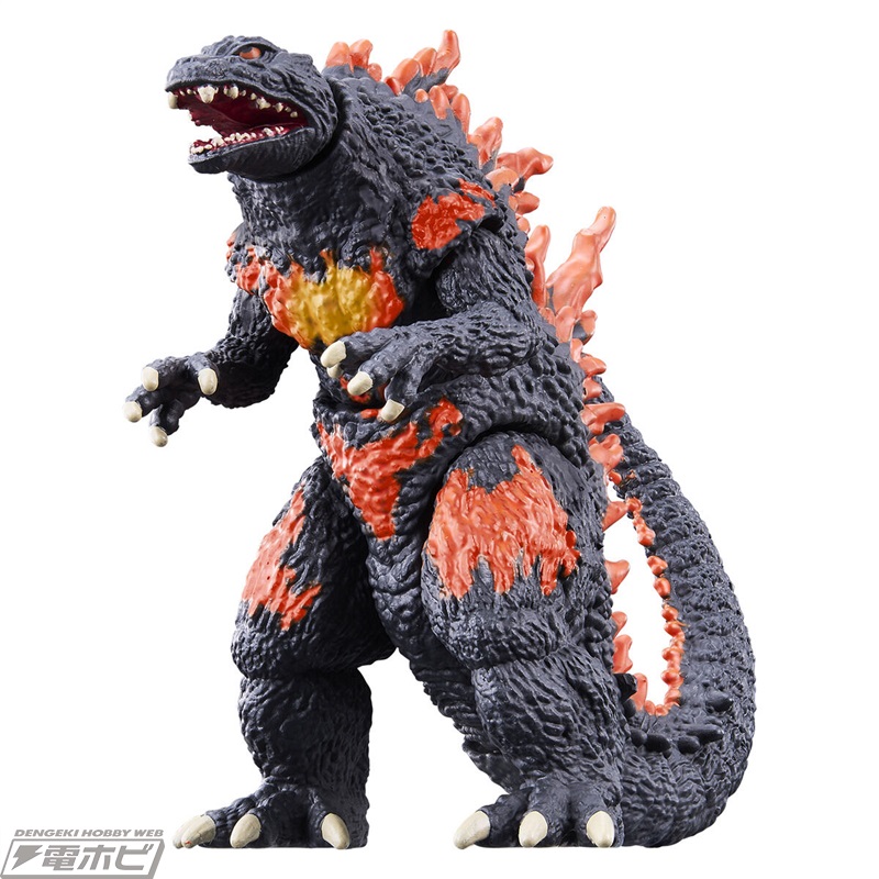 全身7カ所が可動！バーニングミレニアムゴジラが手のひらサイズで