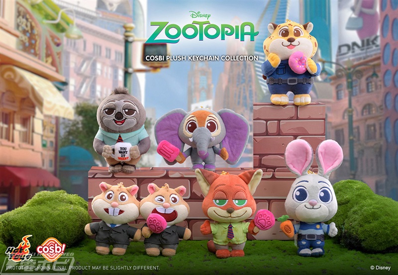 ズートピア』ジュディやニック、クロウハウザーたちといつも一緒！約12