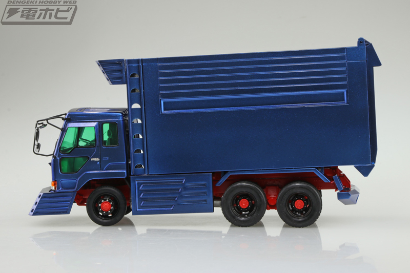 プラモデル「ザ☆デコトラ」シリーズの「二代目通販☆番長」がアオシマ