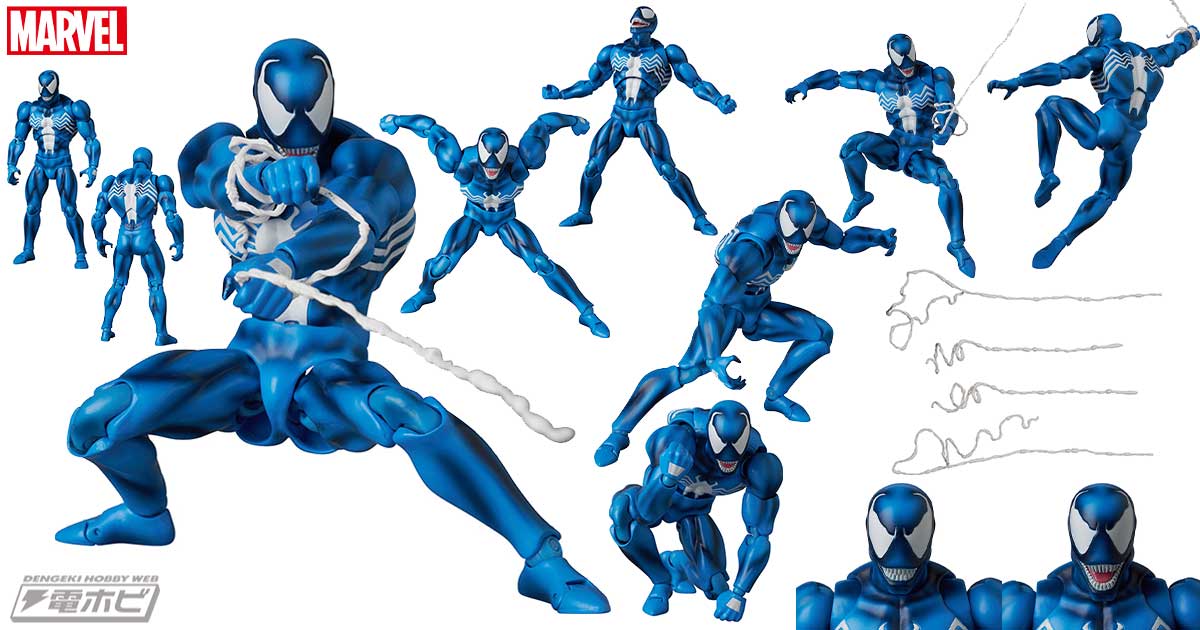 スパイダーマンの宿敵「ヴェノム」がアクションフィギュア「MAFEX」に