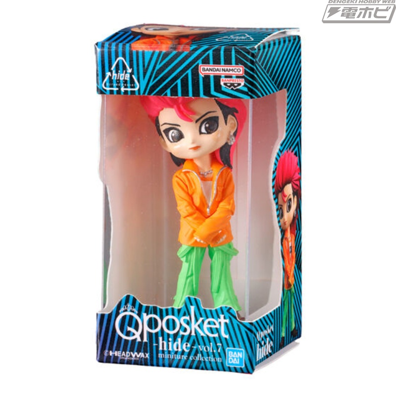X JAPANのギタリスト“hide”の「Q posket」がミニチュアになって