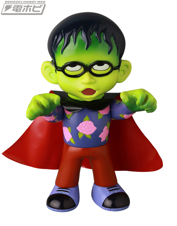 怪奇コミック『魔太郎がくる!!』からソフビモデルが襲来！「浦見魔太郎