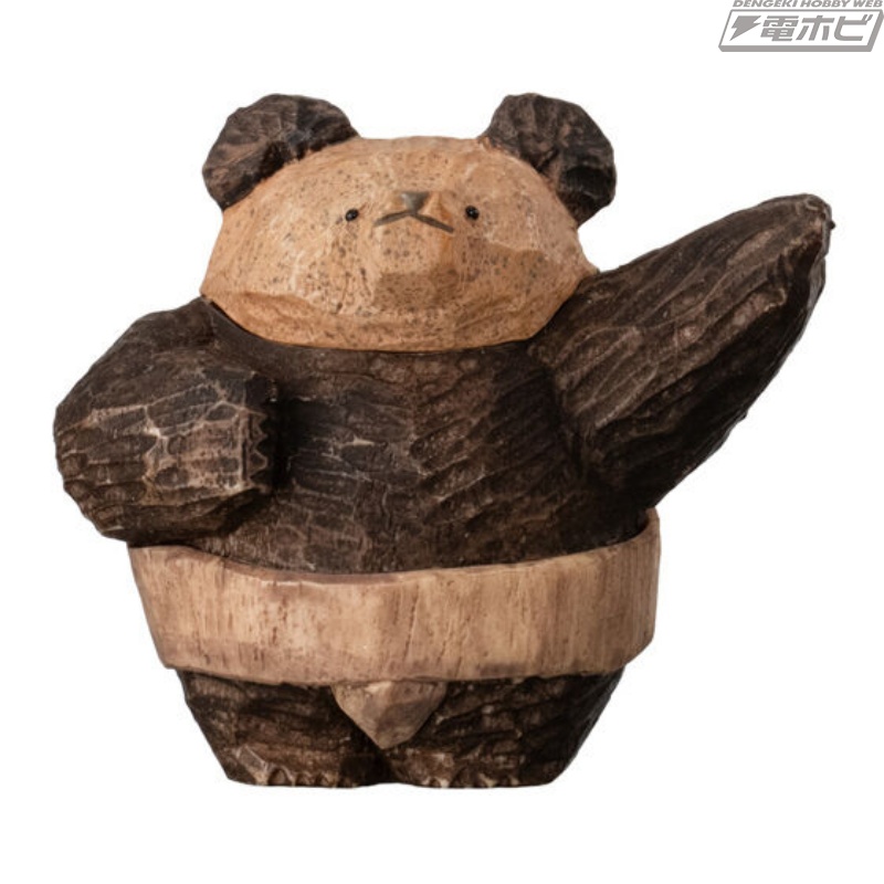 柿どうぞ熊やカメラ熊など、可愛い5作品をミニチュア化