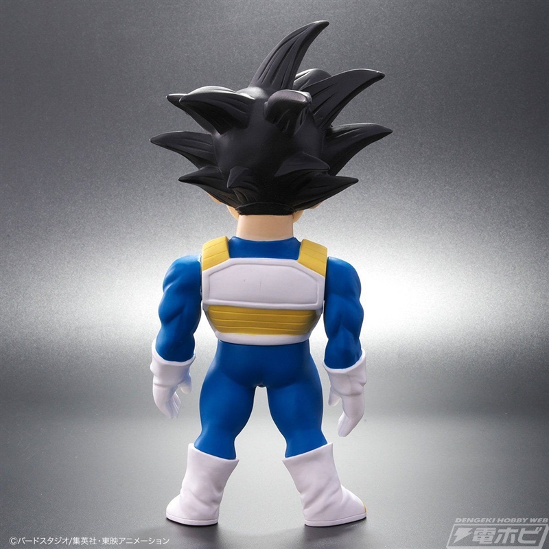 レアな姿の孫悟空がソフビ化！劇中で一度だけ登場した「サイヤ人スーツ