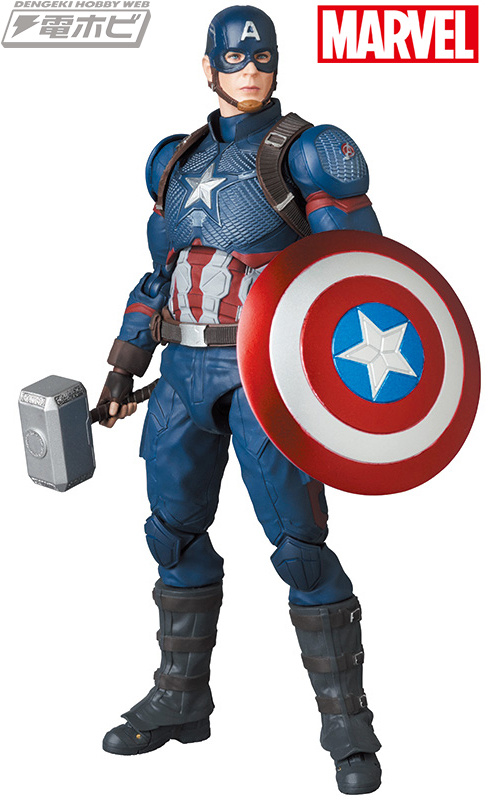 アベンジャーズ／エンドゲーム』版のキャプテン・アメリカがアクション