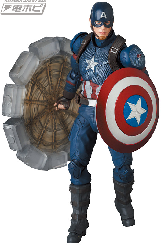 アベンジャーズ／エンドゲーム』版のキャプテン・アメリカがアクション