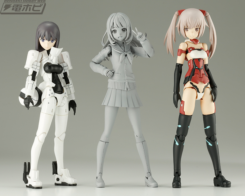 森倉円氏×コトブキヤの美少女プラモ『創彩少女庭園』と『FAガール