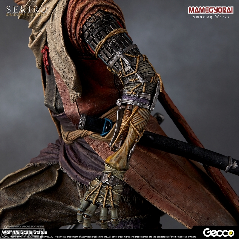 SEKIRO』の主人公「狼」が1/6スケールのスタチューになって見参