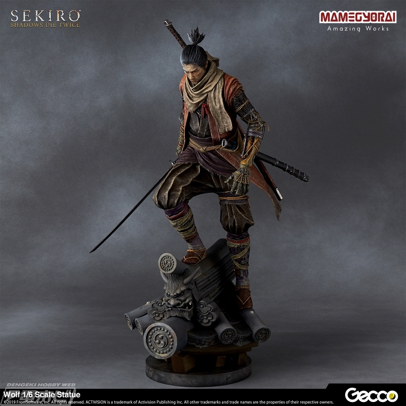 SEKIRO』の主人公「狼」が1/6スケールのスタチューになって見参