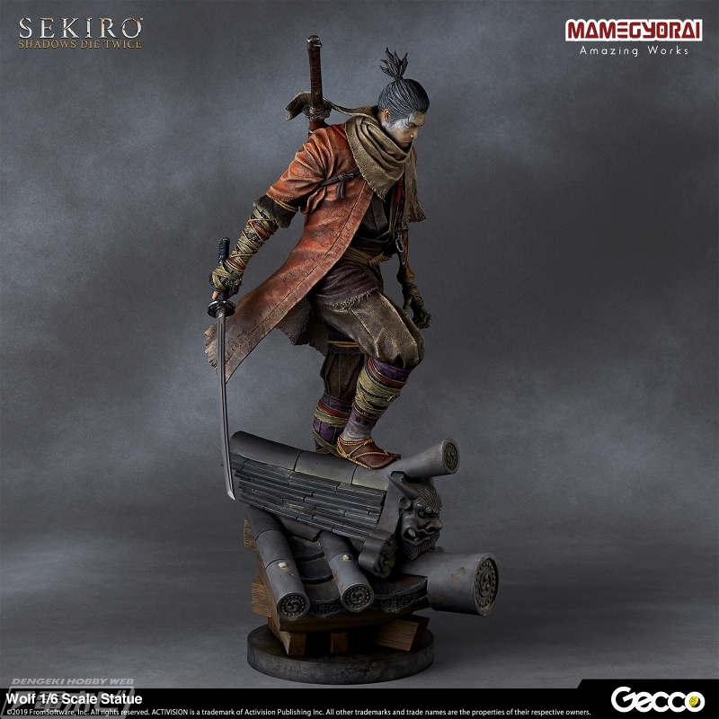 SEKIRO』の主人公「狼」が1/6スケールのスタチューになって見参