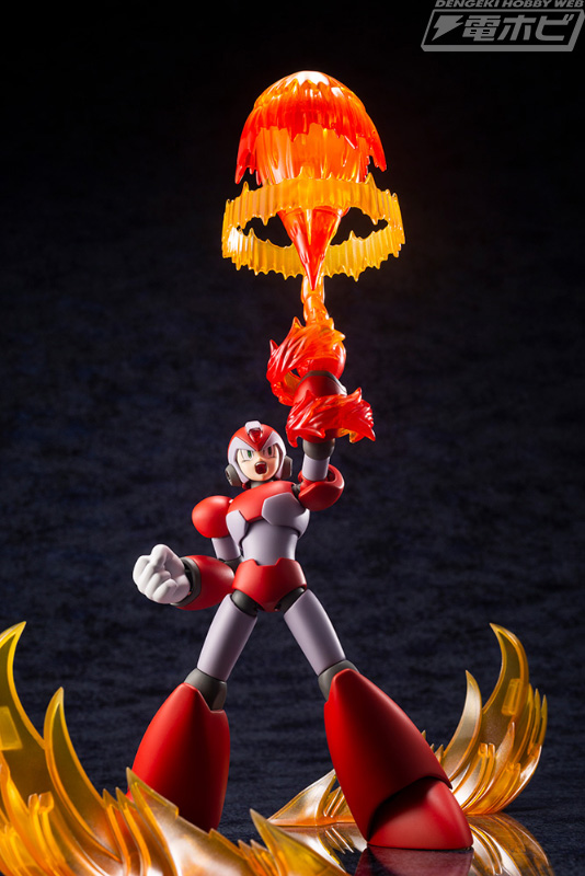 ロックマンX4』ライジングファイアを取得し赤く染まったエックスが