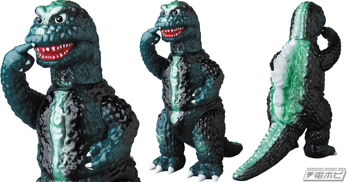 安楽安作が世に贈る『南海の大決戦』版ゴジラのソフビモデルが