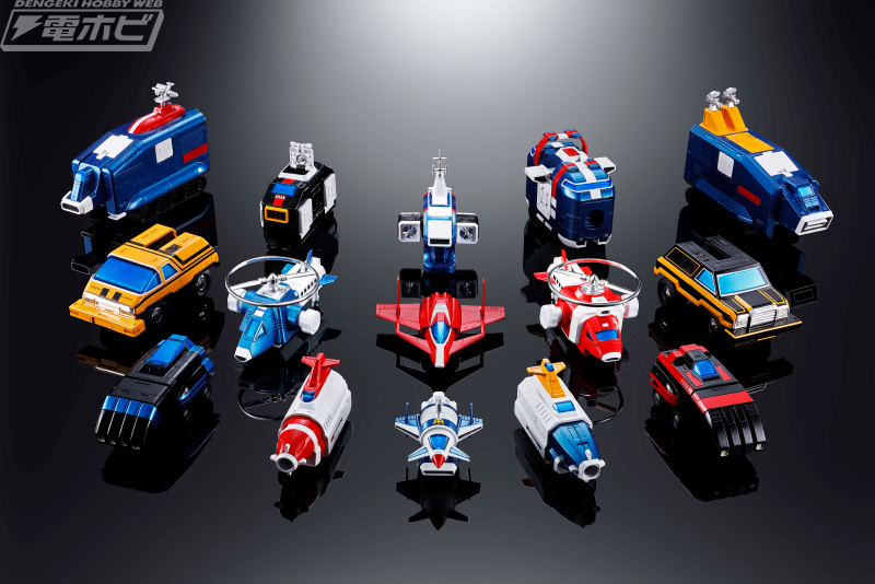 驚異の15体合体を再現！「超合金魂 機甲艦隊ダイラガーXV」が再販