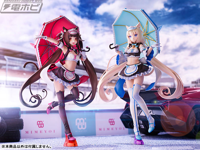 ネコぱら』ショコラ＆バニラがセクシー＆キュートなレースクイーン衣装