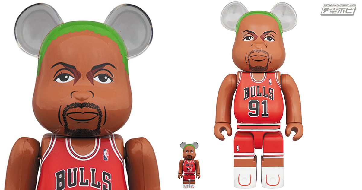NBAのスーパープレイヤー！デニス・ロッドマンがBE@RBRICKの2サイズ