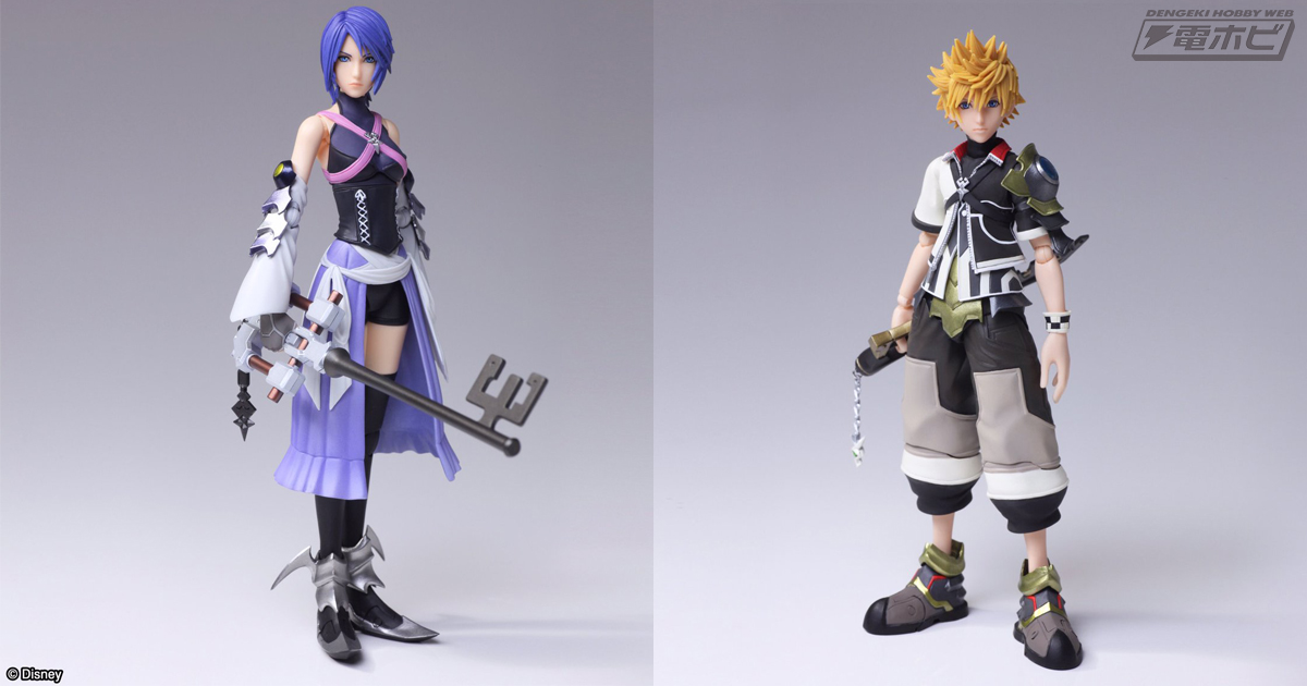 キングダム ハーツIII』ヴェントゥスとアクアがアクションフィギュア