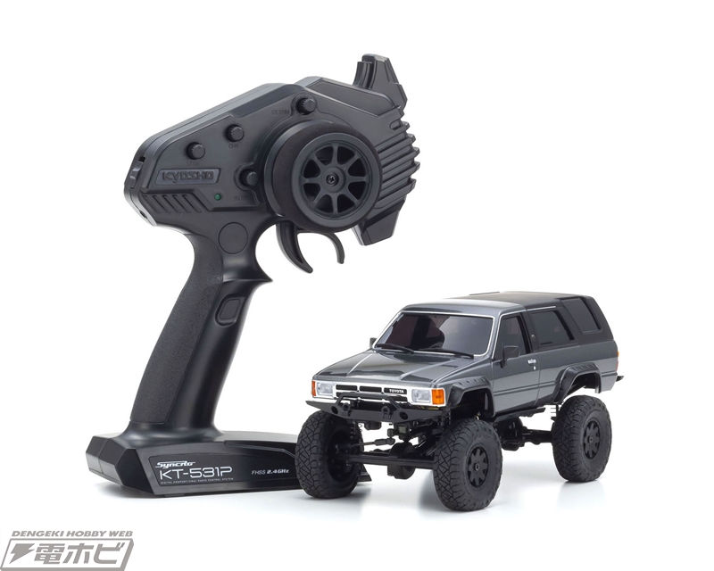ロッククローリング走行も可能！本格R/C「京商ミニッツ4×4 トヨタ 4
