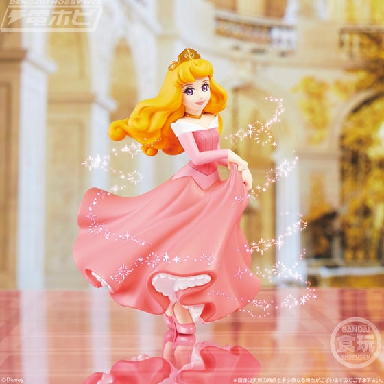 ディズニープリンセス」ベル、白雪姫、オーロラ姫が食玩フィギュア