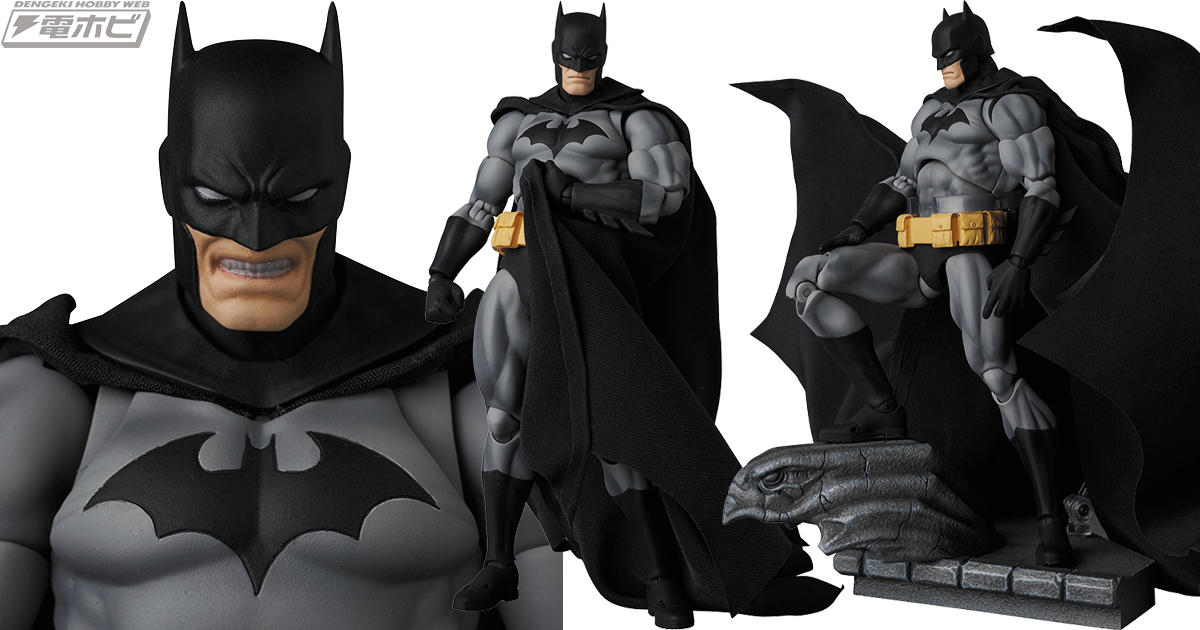 人気コミック『HUSH』版のバットマンがブラックVer.でMAFEX化！抜群の