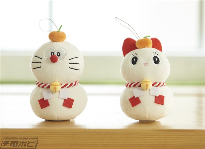 も～っちもちな姿のドラえもん＆ドラミ！ギュッと抱きしめたくなる
