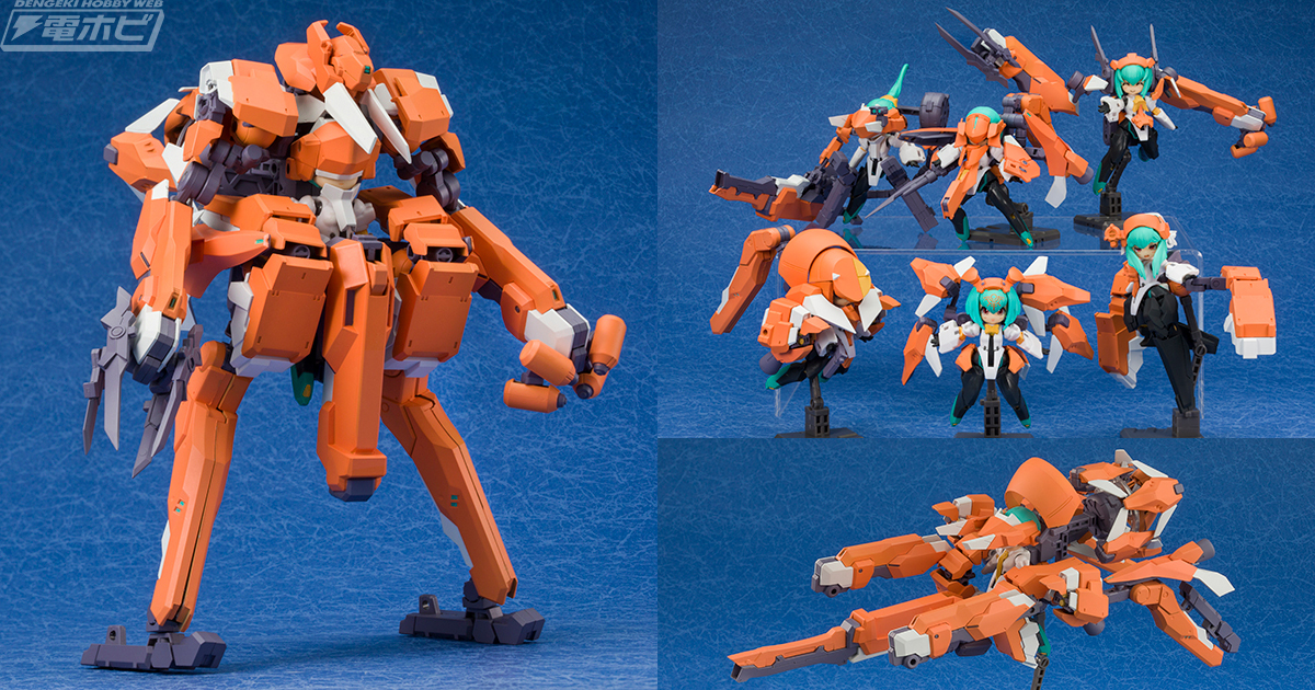 完全新規造形の頭部パーツも付属！藤岡建機氏デザインによるトライアル