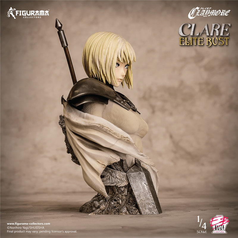 CLAYMORE』クレアとテレサの1/4スケールのバストアップフィギュアが