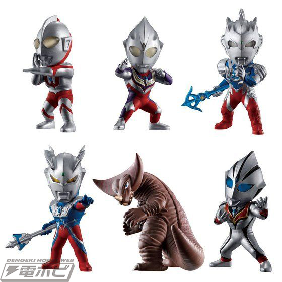 食玩新シリーズ「CONVERGE MOTION ウルトラマン」が登場！昭和・平成