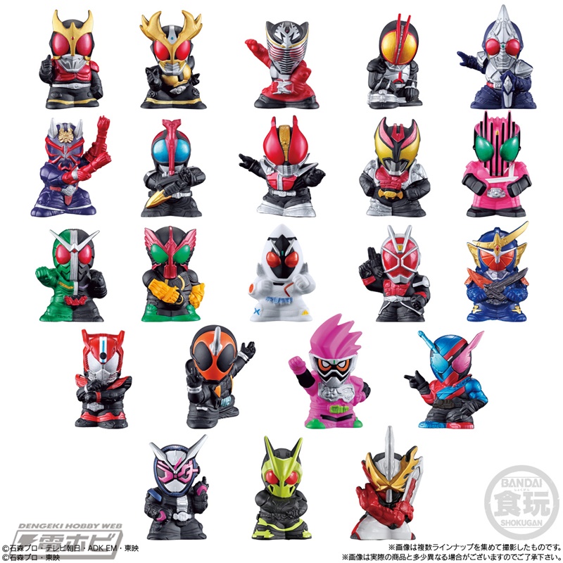 食玩「仮面ライダーキッズ」が3年ぶりに復活！クウガからセイバーまで