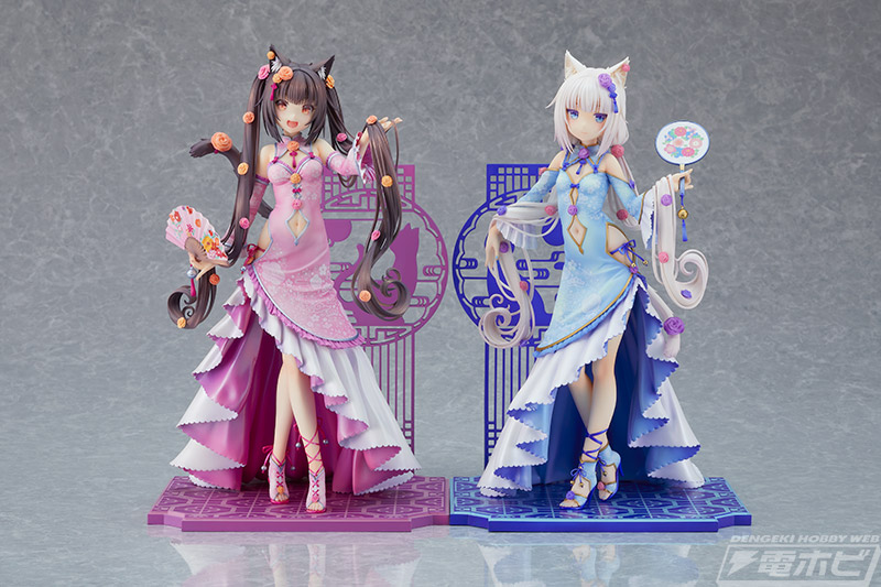 ネコぱら』ショコラとバニラがさより氏描き下ろしの華ロリ衣装で