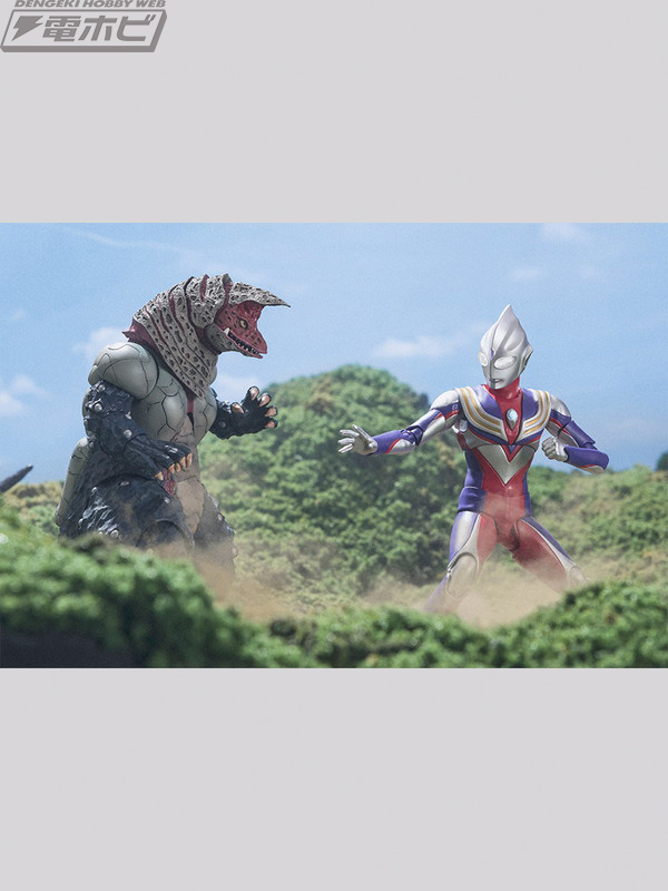 ウルトラマンティガ』S.H.Figuartsで怪獣・ゴルザとガッツウイング1号