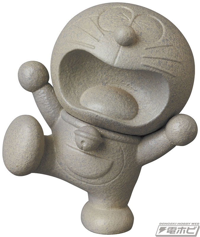 石になったドラえもん」と「ドラミ」の完成品フィギュアが藤子・F