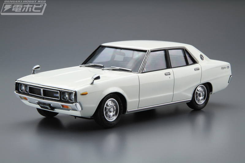 アオシマの定番「ザ☆モデルカー」シリーズにスカイライン2000GT」が
