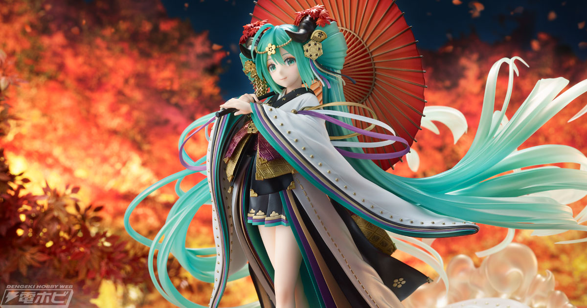 初音ミクがイベント「KYOTO NIPPON FESTIVAL 2019」キービジュアル衣装