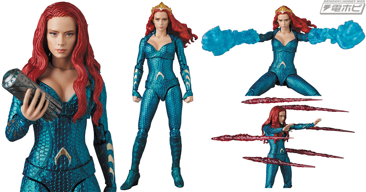 映画『アクアマン』から美しくも強いヒロイン「メラ」がアクション