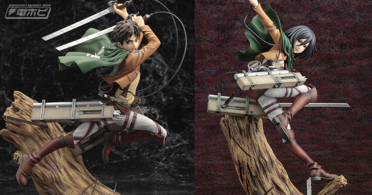 進撃の巨人』躍動感あふれるエレンのフィギュアがリニューアル