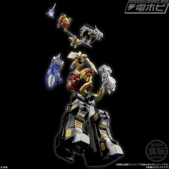 バンダイの新食玩プラキット「SMP」の第1弾『百獣戦隊ガオレンジャー