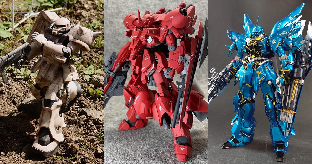 ミキシング制作のシナンジュに電飾ディスプレイのリックドムなど、電撃