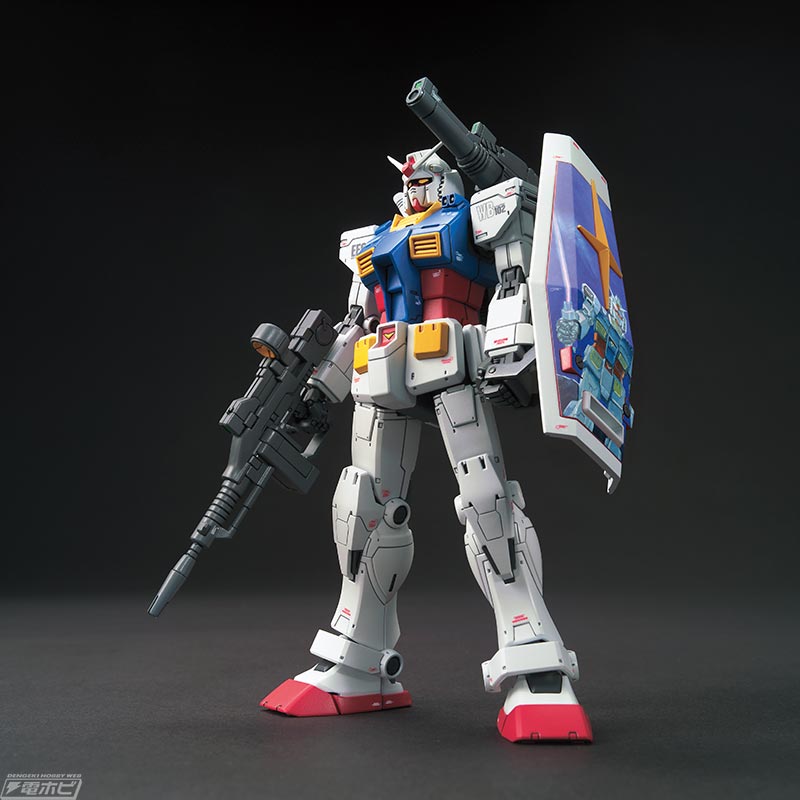 ガンダム THE ORIGIN展のイラストを使用したRX-78-02 ガンダムとシャア