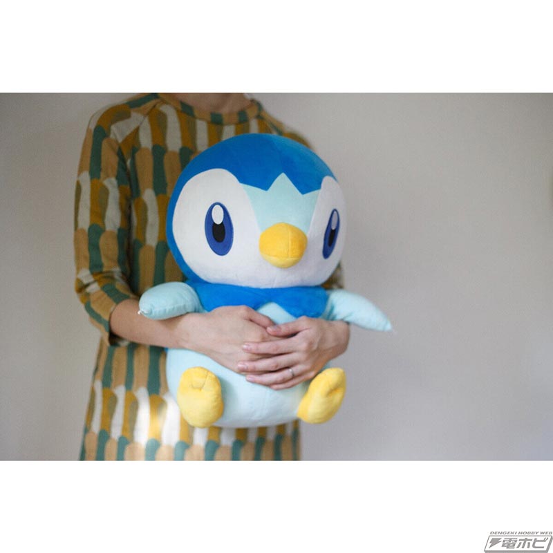 ポケモン』ポッチャマの大きなぬいぐるみ型PCクッションが登場！付属の